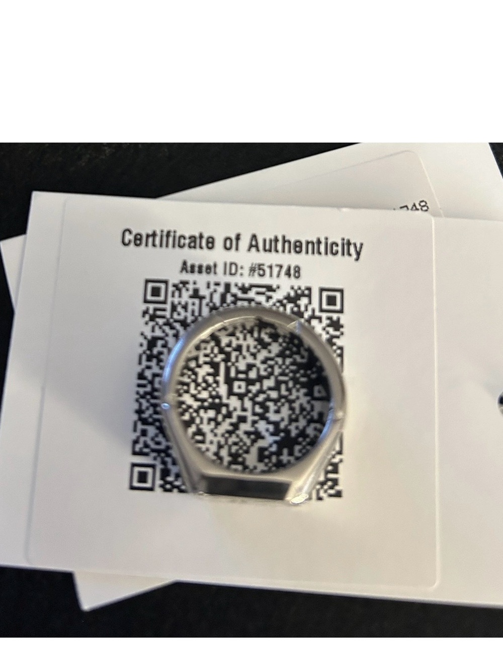 Louis Vuitton Polished Silver Monogram Signet Ring - Picture 11 of 11